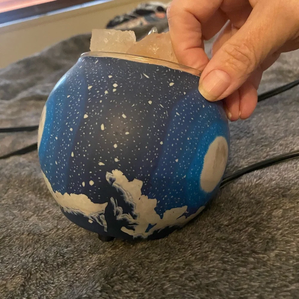 Celestial Himalayan diffuser lamp